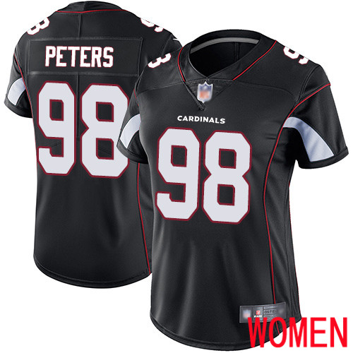 Arizona Cardinals Limited Black Women Corey Peters Alternate Jersey NFL Football 98 Vapor Untouchable